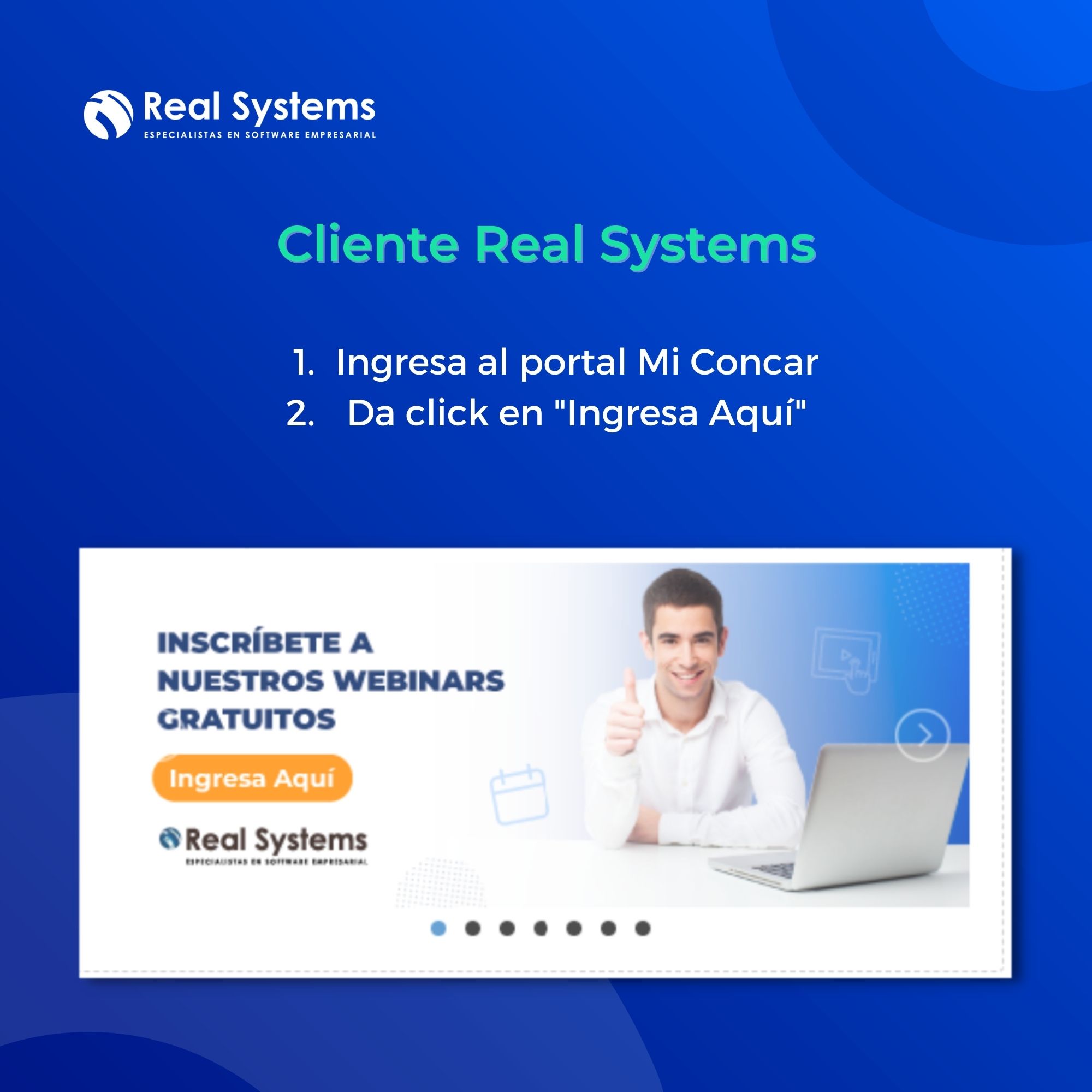 ¡Webinars Gratuitos Con Real Systems! - Sé Un Experto En CONCAR